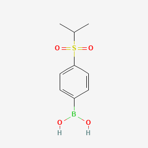 molecular formula C9H13BO4S B1387043 4-(异丙基磺酰基)苯硼酸 CAS No. 850567-98-5
