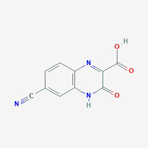 6-cyano-3-oxo-4H-quinoxaline-2-carboxylic acid