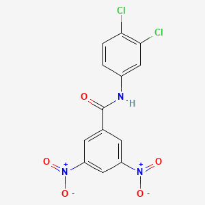 molecular formula C13H7Cl2N3O5 B13870477 N-(3,4-dichlorophenyl)-3,5-dinitrobenzamide 