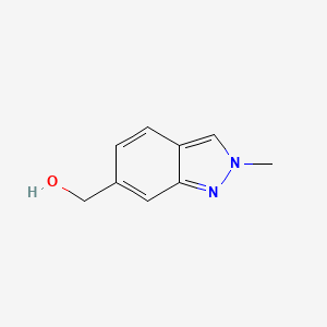 molecular formula C9H10N2O B1387051 (2-Methyl-2H-indazol-6-yl)methanol CAS No. 1159511-53-1