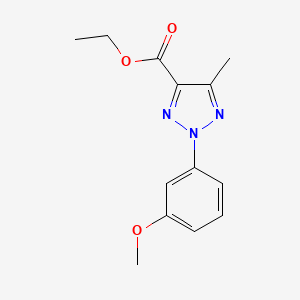 ethyl 2-(3-methoxyphenyl)-5-methyl-2H-1,2,3-triazole-4-carboxylate