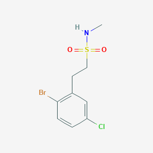 2-(2-bromo-5-chlorophenyl)-N-methylethanesulfonamide