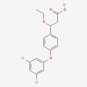 3-[4-(3,5-Dichlorophenoxy)phenyl]-3-ethoxypropanoic acid