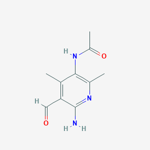 Acetamide, N-(6-amino-5-formyl-2,4-dimethyl-3-pyridinyl)-