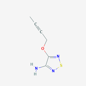 4-But-2-ynoxy-1,2,5-thiadiazol-3-amine