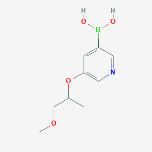 (5-((1-Methoxypropan-2-yl)oxy)pyridin-3-yl)boronic acid