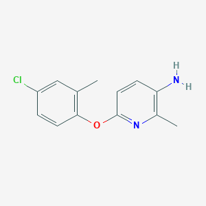 6-(4-Chloro-2-methylphenoxy)-2-methylpyridin-3-amine