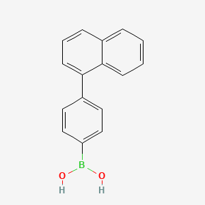 molecular formula C16H13BO2 B1387064 4-(萘-1-基)苯基硼酸 CAS No. 870774-25-7