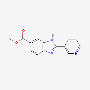 methyl 2-pyridin-3-yl-3H-benzimidazole-5-carboxylate