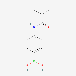 molecular formula C10H14BNO3 B1387069 (4-Isobutyramidophenyl)boronic acid CAS No. 874219-50-8