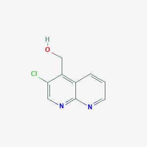 molecular formula C9H7ClN2O B13870720 (3-Chloro-1,8-naphthyridin-4-yl)methanol 