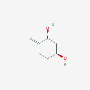 molecular formula C7H12O2 B13870730 (1S,3R)-4-methylidenecyclohexane-1,3-diol 