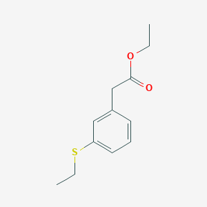 Benzeneacetic acid, 3-(ethylthio)-, ethyl ester