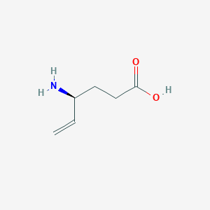 molecular formula C6H11NO2 B138708 (S)-4-aminohex-5-enoic acid CAS No. 74046-07-4