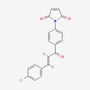 1-{4-[(2E)-3-(4-Chlorophenyl)prop-2-enoyl]phenyl}-1H-pyrrole-2,5-dione