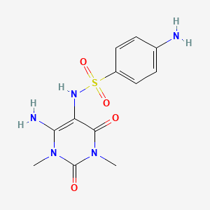 4-amino-N-(4-amino-1,3-dimethyl-2,6-dioxopyrimidin-5-yl)benzenesulfonamide