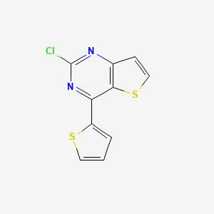Thieno[3,2-d]pyrimidine, 2-chloro-4-(2-thienyl)-