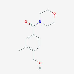 [4-(Hydroxymethyl)-3-methylphenyl]-morpholin-4-ylmethanone