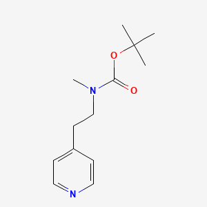 N-(tert-butoxycarbonyl)-N-methyl-2-(4-pyridyl)ethanamine