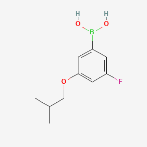 molecular formula C10H14BFO3 B1387095 3-Fluoro-5-isobutoxyphenylboronic acid CAS No. 850589-57-0