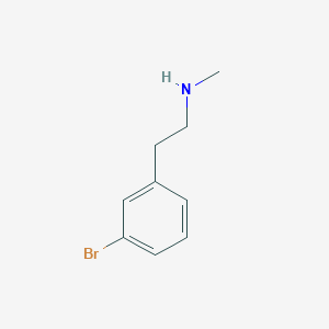 molecular formula C9H12BrN B1387096 N-[2-(3-Bromophenyl)ethyl]-N-methylamine CAS No. 785032-26-0