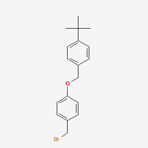 1-(Bromomethyl)-4-[(4-tert-butylphenyl)methoxy]benzene