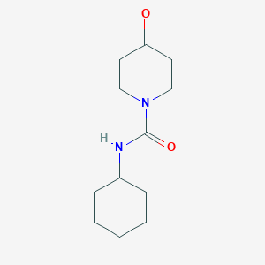 molecular formula C12H20N2O2 B13871007 N-cyclohexyl-4-oxopiperidine-1-carboxamide 