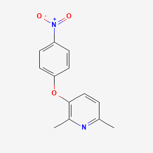 2,6-Dimethyl-3-(4-nitrophenoxy)pyridine