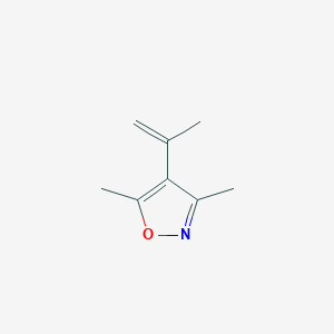 molecular formula C8H11NO B13871046 3,5-Dimethyl-4-(prop-1-en-2-yl)isoxazole 