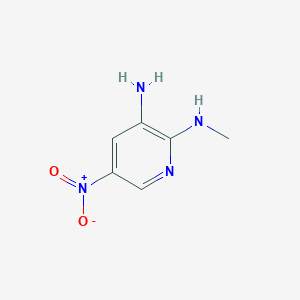 molecular formula C6H8N4O2 B13871052 2-N-methyl-5-nitropyridine-2,3-diamine 