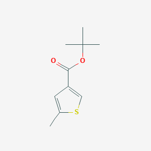 molecular formula C10H14O2S B13871054 Tert-butyl 5-methylthiophene-3-carboxylate 