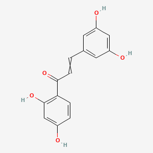 1-(2,4-Dihydroxyphenyl)-3-(3,5-dihydroxyphenyl)prop-2-en-1-one