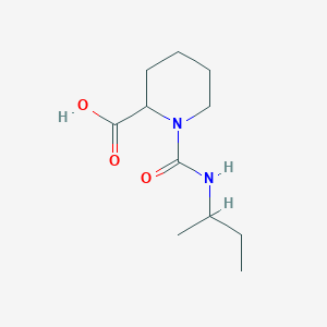 1-(Butan-2-ylcarbamoyl)piperidine-2-carboxylic acid