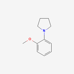 molecular formula C11H15NO B13871109 1-(2-methoxyphenyl)Pyrrolidine 