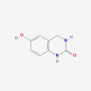 molecular formula C8H8N2O2 B1387116 6-羟基-3,4-二氢喹唑啉-2(1H)-酮 CAS No. 948552-89-4