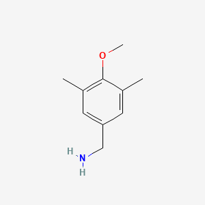 molecular formula C10H15NO B1387117 (4-甲氧基-3,5-二甲苯基)甲胺 CAS No. 1039927-88-2