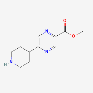 Methyl 5-(1,2,3,6-tetrahydropyridin-4-yl)pyrazine-2-carboxylate