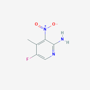 B1387121 5-Fluoro-4-methyl-3-nitropyridin-2-amine CAS No. 917918-86-6