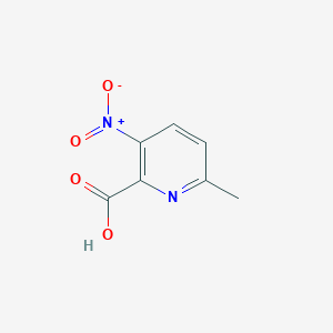 molecular formula C7H6N2O4 B1387122 6-Methyl-3-nitropyridine-2-carboxylic acid CAS No. 21203-64-5