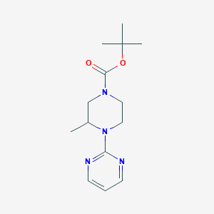 tert-Butyl 3-methyl-4-(pyrimidin-2-yl)piperazine-1-carboxylate