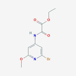 Ethyl 2-[(2-bromo-6-methoxypyridin-4-yl)amino]-2-oxoacetate