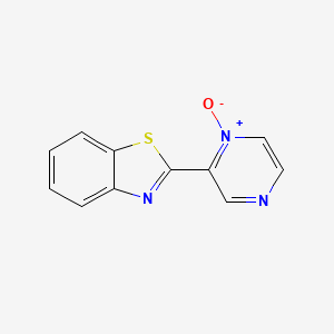 2-(1-Oxidopyrazin-1-ium-2-yl)-1,3-benzothiazole