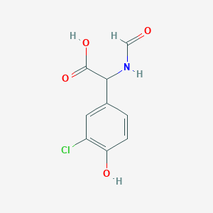 2-(3-Chloro-4-hydroxyphenyl)-2-formamidoacetic acid