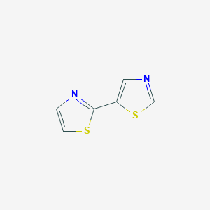 molecular formula C6H4N2S2 B13871331 2-(1,3-Thiazol-5-yl)-1,3-thiazole 