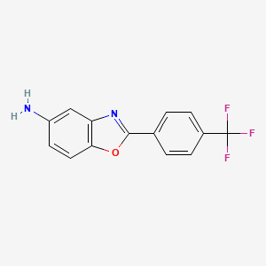 2-(4-(Trifluoromethyl)phenyl)benzo[d]oxazol-5-amine