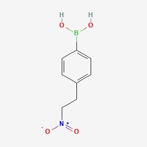 molecular formula C8H10BNO4 B1387140 (4-(2-Nitroethyl)phenyl)boronic acid CAS No. 957034-36-5