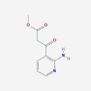 molecular formula C9H10N2O3 B13871437 Methyl 3-(2-aminopyridin-3-yl)-3-oxopropanoate 