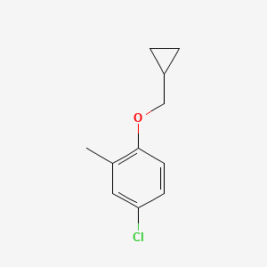 4-Chloro-1-(cyclopropylmethoxy)-2-methylbenzene