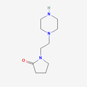 1-(2-Piperazin-1-ylethyl)pyrrolidin-2-one