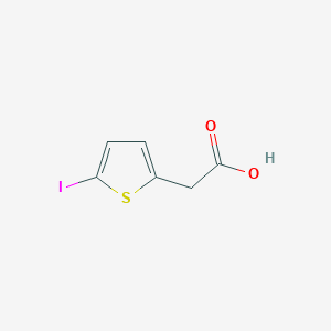 molecular formula C6H5IO2S B13871511 2-(5-Iodothiophen-2-yl)acetic acid 